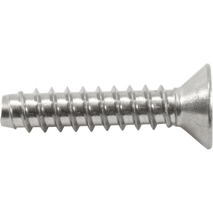 Tornillo de desnatador, canal de agua, n.° 12 x 1"