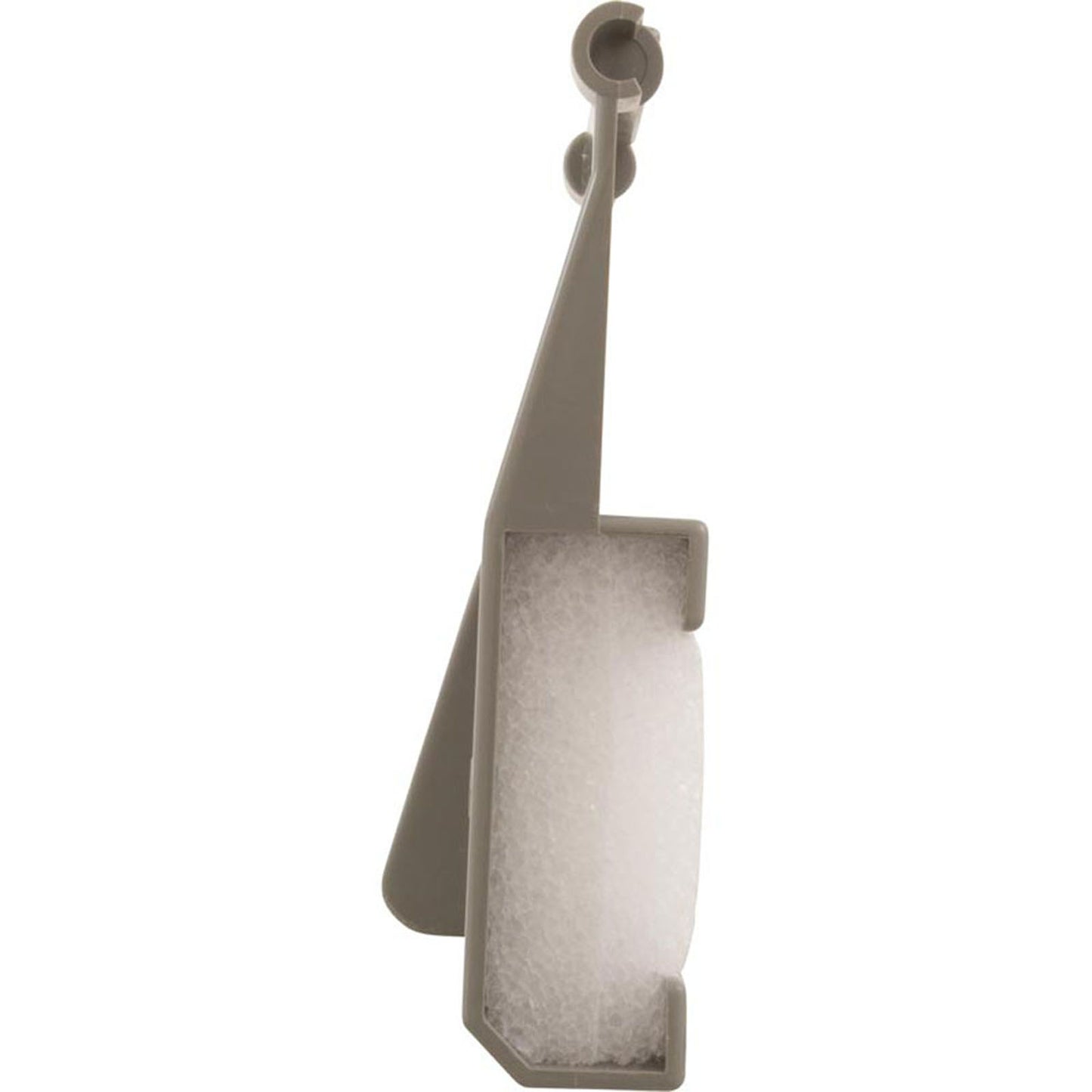 Weir, filtre d'écumage à accès frontal pour voie navigable, gris clair, avec mousse