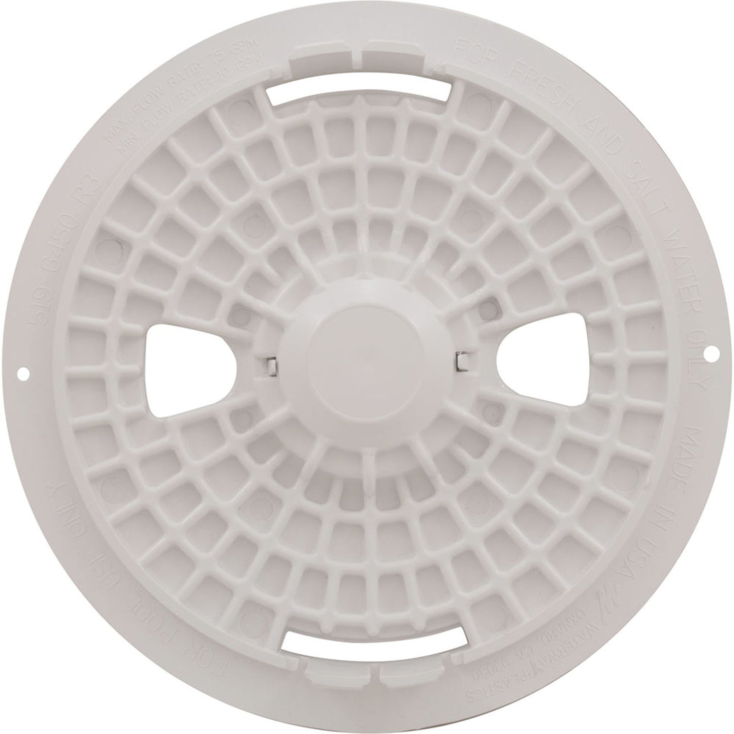 Couvercle d'écumoire, Waterway Renegade, 9-7/8" de diamètre extérieur, blanc