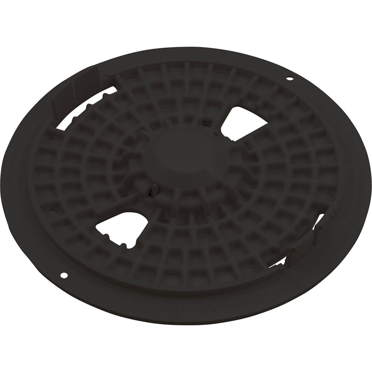 Skimmer Lid, Waterway Renegade, Black, 9-7/8"od