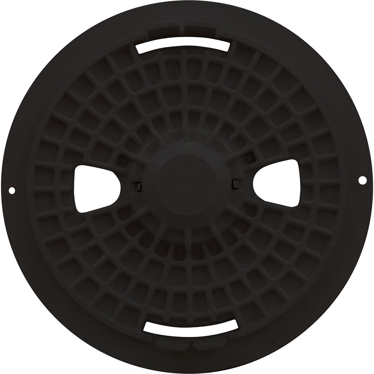 Skimmer Lid, Waterway Renegade, Black, 9-7/8"od