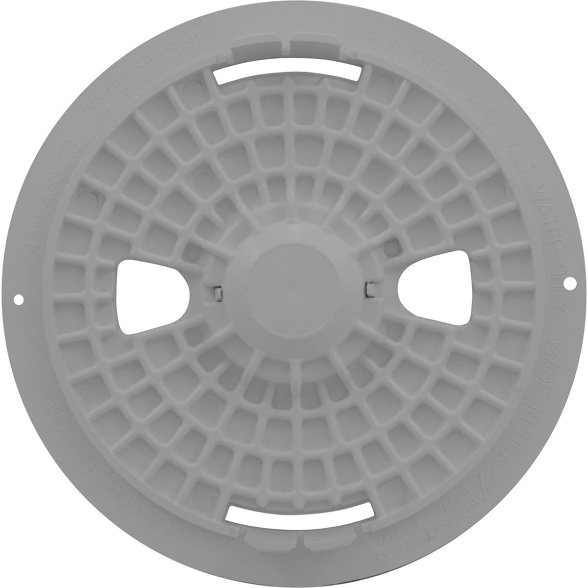 Skimmer Lid, Waterway Renegade, 9-13/16"od, Gray