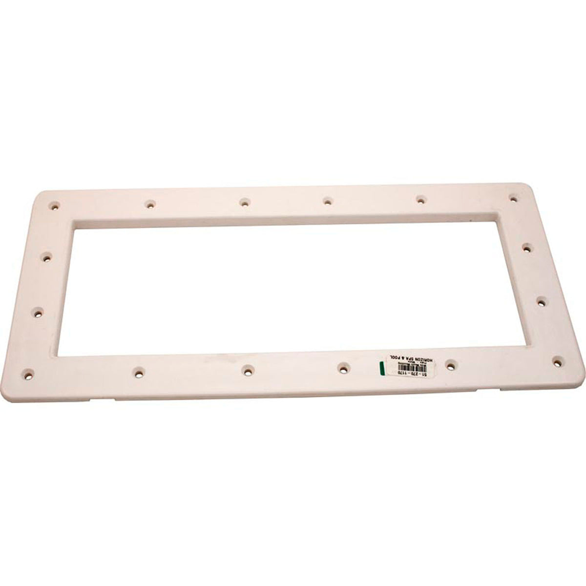 Skimmer Faceplate, Waterway Renegade, Wide Mouth, White