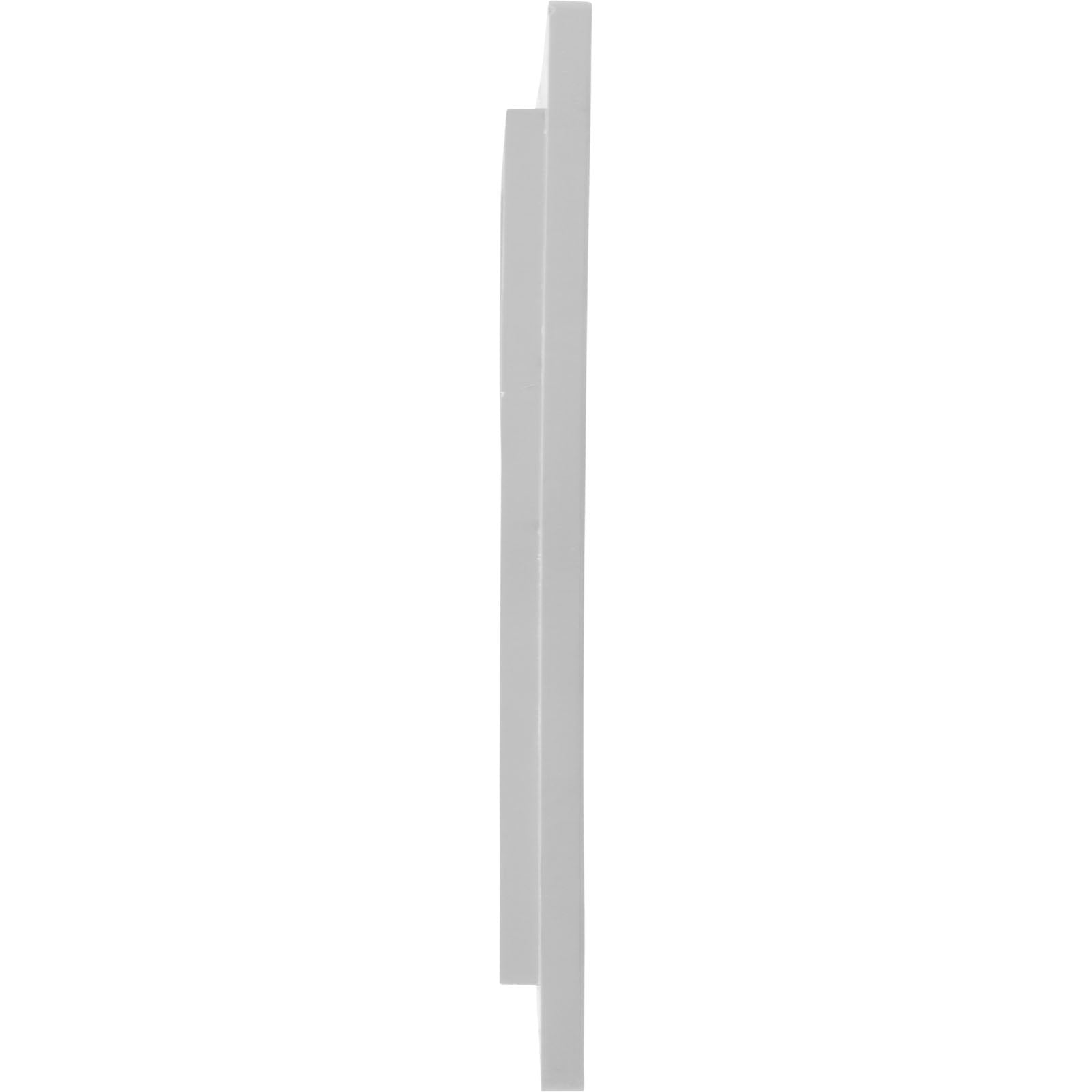 Skimmer Faceplate, CMP, Widemouth, Vinyl, White
