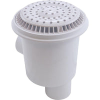Main Drain, WW Anti Vortex, 8" Rnd, Gun, 2-1/2"s, White