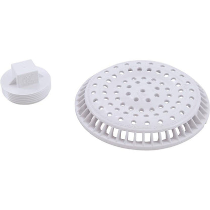 Drenaje principal, WW Anti Vortex, 8" Rnd, Pistola, 2-1/2", Blanco