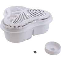 Main Drain, Waterway Clover Drain, 24-7/16", 6" Slip, White