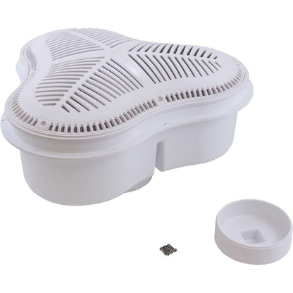 Drenaje principal, drenaje Clover de Waterway, 24-7/16", 6" de deslizamiento, blanco