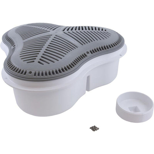 Drenaje principal, drenaje Clover de Waterway, 24-7/16", 6" de deslizamiento, gris