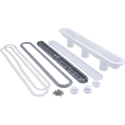 Channel Drain, WW 32" Ultra, Vinyl, 2-1/2"spg, Gray