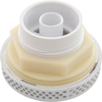 Suct Assembly, WW 3-1/2" Hi-Flow, 2-3/8"hs, 1-1/2"s, Wht, w/o Vac Brk