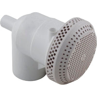 Suct Assembly, WW 3-1/2" Hi-Flo, 2-3/8"hs, 1-1/2"s, w/Vac Break, Wht