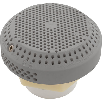 Conjunto de succión, WW 3-1/2" Hi-Flow, 2-3/8"hs, 1-1/2"s, Gry, sin freno de vacío