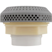 Suct Assembly, WW 3-1/2" Hi-Flow, 2-3/8"hs, 1-1/2"s, Gry, w/o Vac Brk
