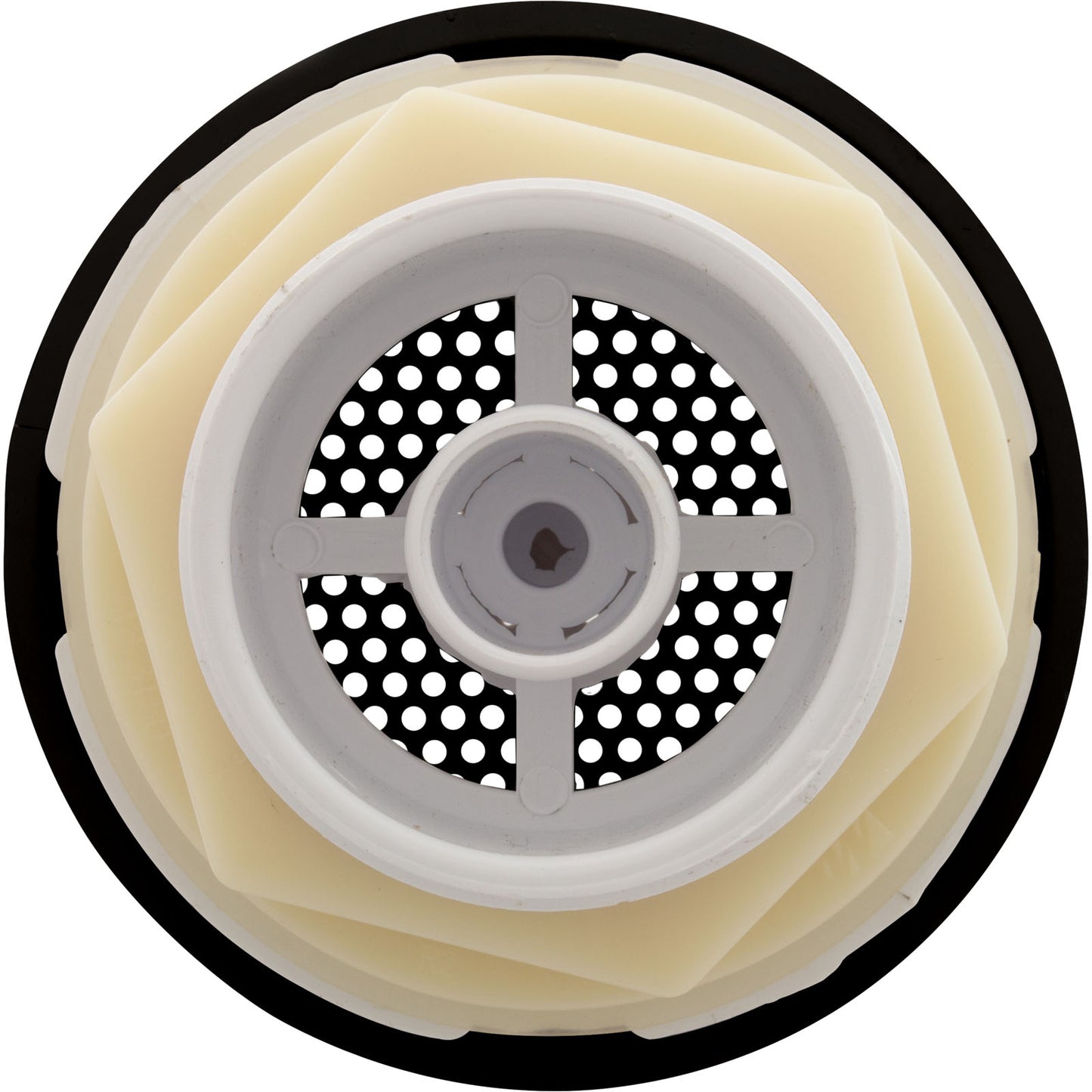 Suct Assembly, WW 3-1/2" Hi-Flow, 2-3/8"hs, 1-1/2"s, Blk, w/o Vac Brk