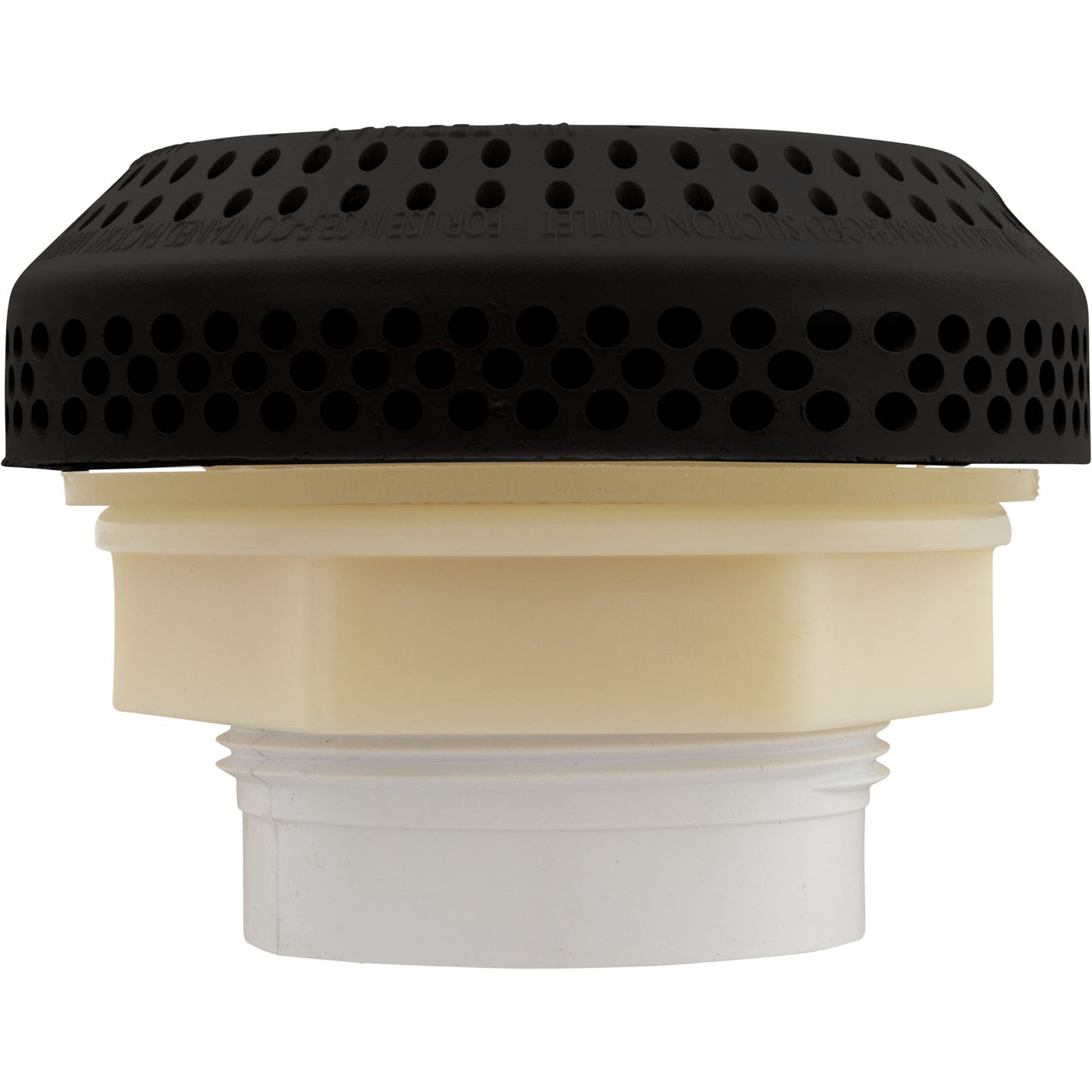 Suct Assembly, WW 3-1/2" Hi-Flow, 2-3/8"hs, 1-1/2"s, Blk, w/o Vac Brk