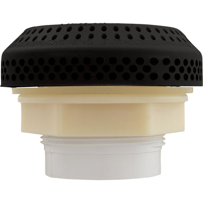 Suct Assembly, WW 3-1/2" Hi-Flow, 2-3/8"hs, 1-1/2"s, Blk, w/o Vac Brk