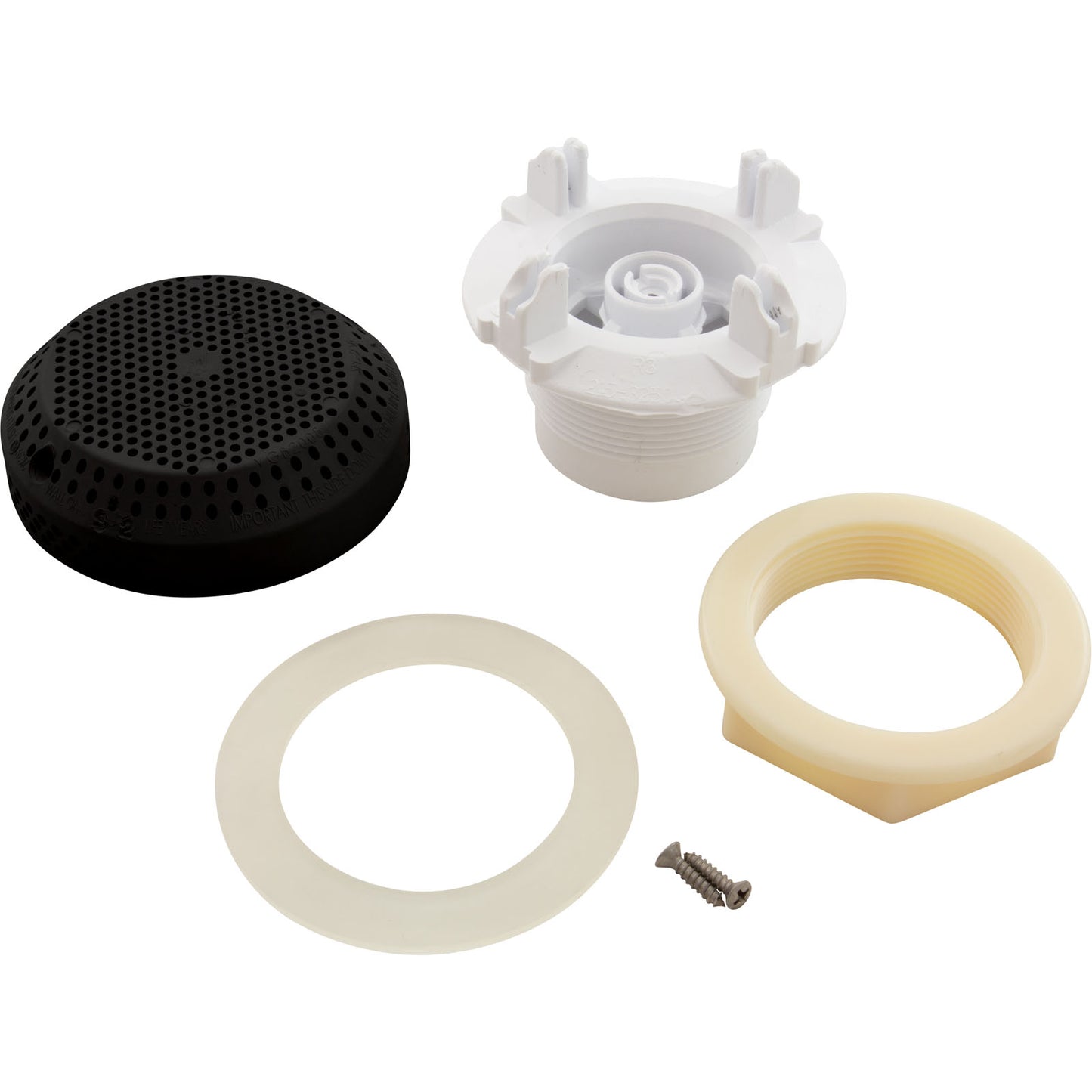 Suct Assembly, WW 3-1/2" Hi-Flow, 2-3/8"hs, 1-1/2"s, Blk, w/o Vac Brk