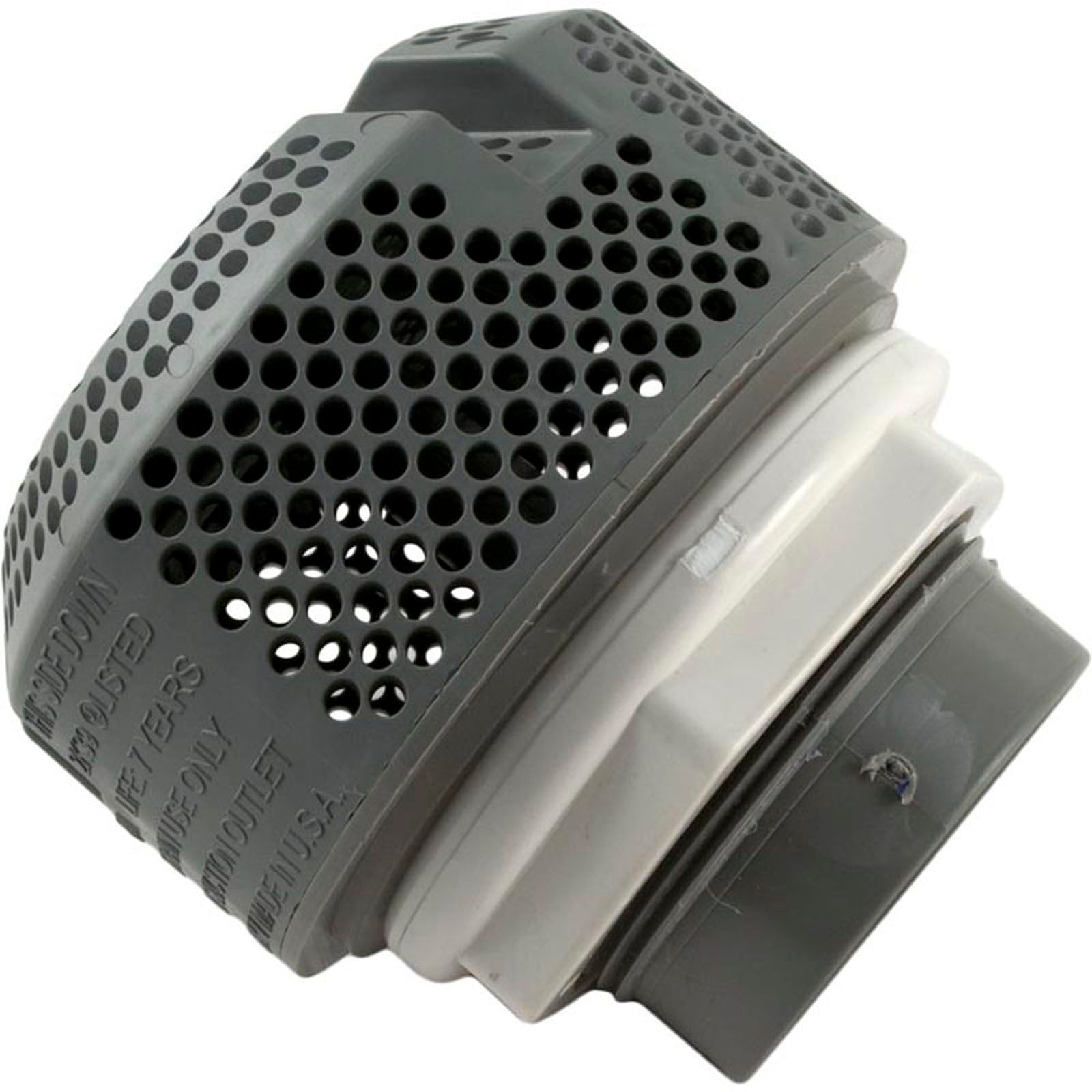 Suction Assembly, WW Ultra Hi-Flow, Tall, 2-3/8"hs, 1-1/2"s, Gry