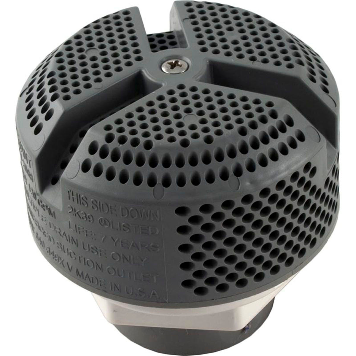 Suction Assembly, WW Ultra Hi-Flow, Tall, 2-3/8"hs, 1-1/2"s, Gry