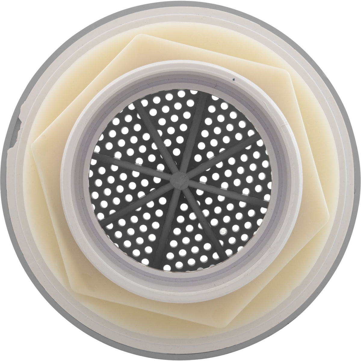 Suction Assembly, Waterway Super Hi-Flo, 3-3/8"hs, 2"s, Gray