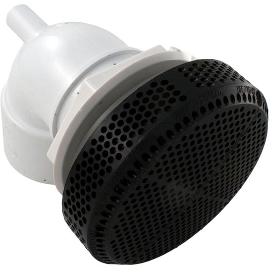 Suction Assembly, WW Super Hi-Flo, 3-3/8"hs, 2-1/2"s, w/90 Deg, Black