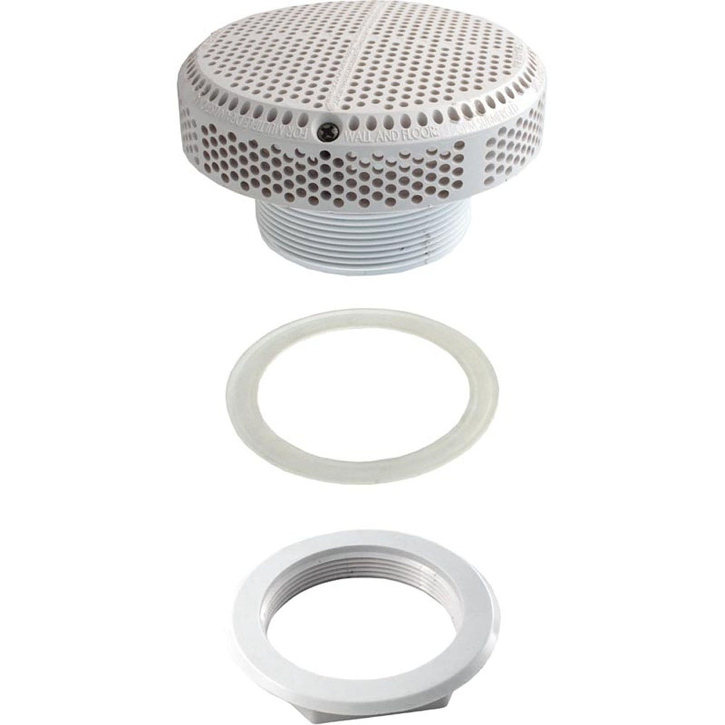 Ensemble d'aspiration, WW Super Hi-Flo, 3-1/4"hs, 2-1/2"s, 180gpm, blanc