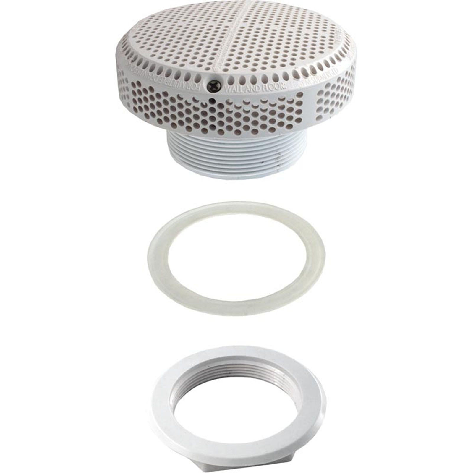 Suction Assy, WW Super Hi-Flo,3-1/4"hs,2-1/2"s,180gpm, White