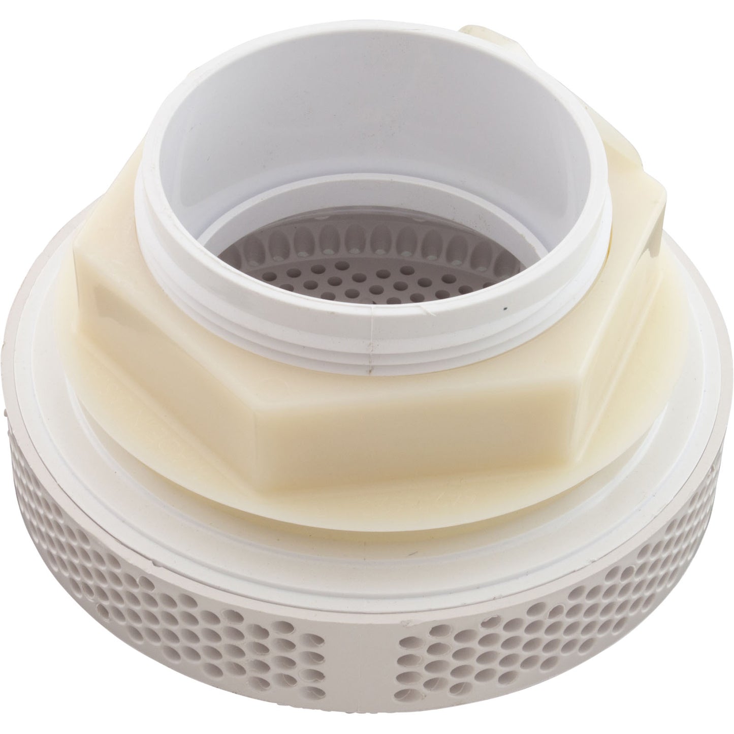 Ensemble d'aspiration, WW Super Hi-Flo, 3-1/4"hs, 2-1/2"s, 180gpm, blanc