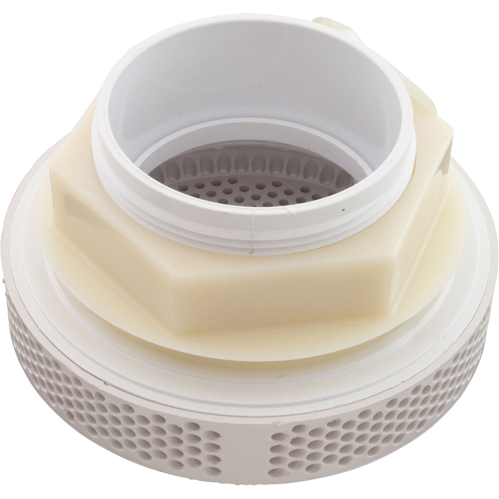 Suction Assy, WW Super Hi-Flo,3-1/4"hs,2-1/2"s,180gpm, White
