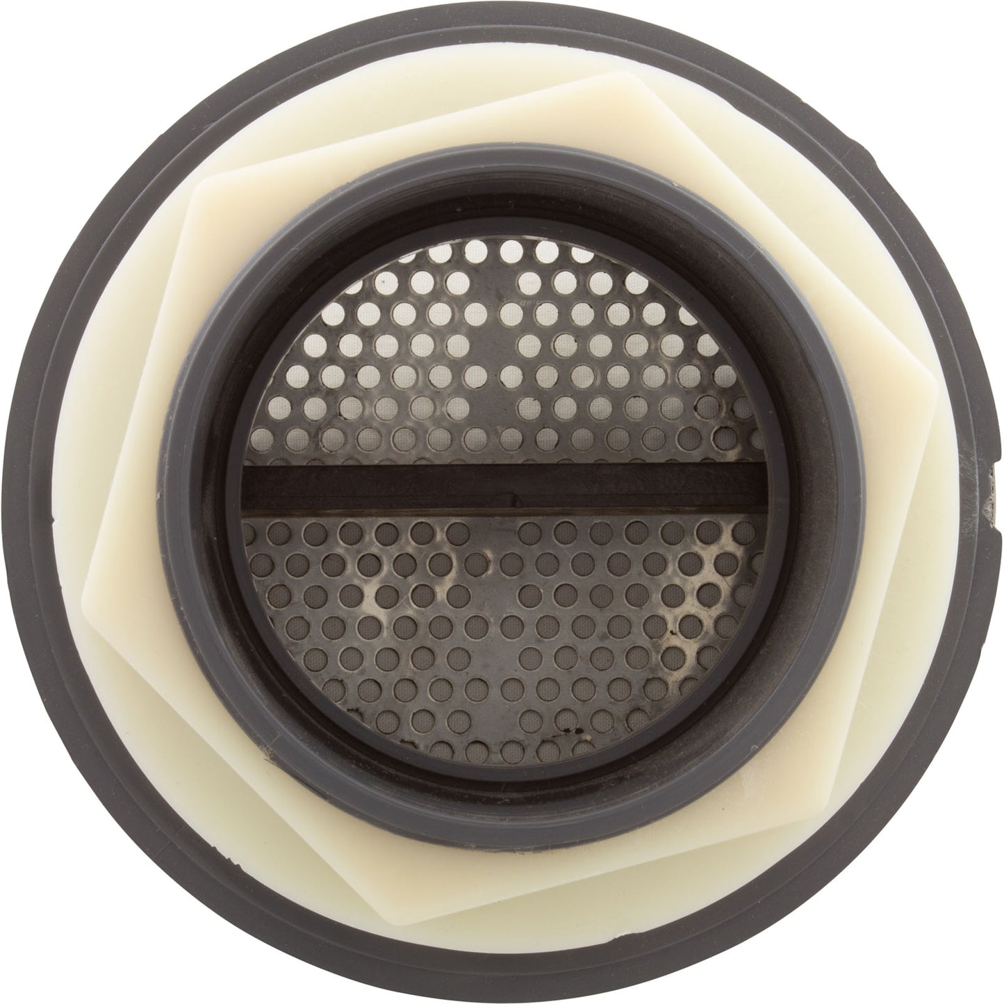 Suction Assembly, WW Super Hi-Flo, 3-1/4"hs, 2-1/2"s, White/ss