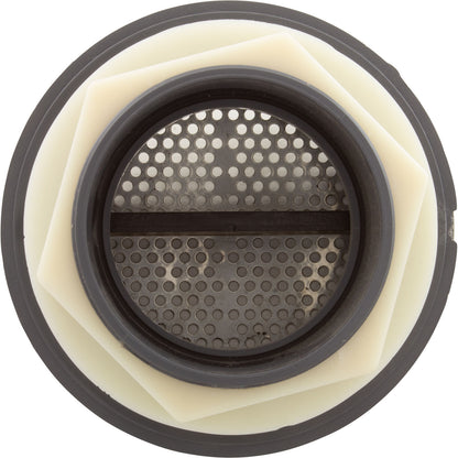 Suction Assembly, WW Super Hi-Flo, 3-1/4"hs, 2-1/2"s, White/ss