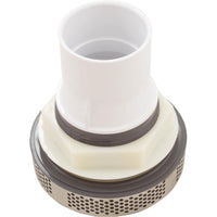 Suction Assembly, WW Super Hi-Flo, 3-1/4"hs, 2"s, White/ss