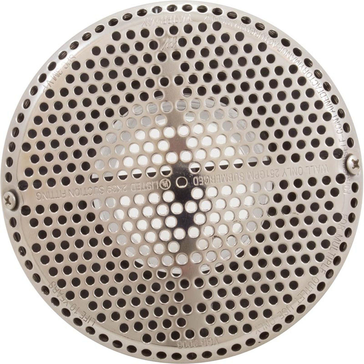 Suction Assembly, WW Super Hi-Flo, 3-1/4"hs, 2"s, White/ss