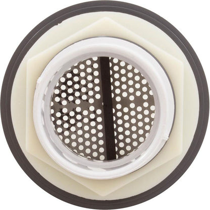 Conjunto de succión, WW Super Hi-Flo, 3-1/4" de alto, 2" de ancho, blanco/acero inoxidable