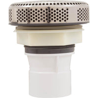 Suction Assembly, WW Super Hi-Flo, 3-1/4"hs, 2"s, White/ss