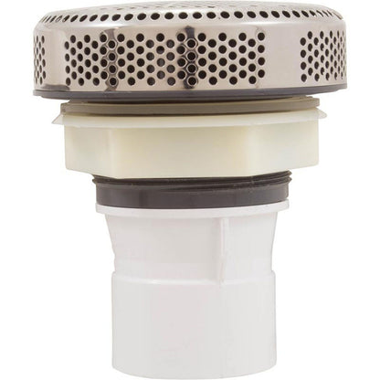 Conjunto de succión, WW Super Hi-Flo, 3-1/4" de alto, 2" de ancho, blanco/acero inoxidable