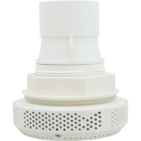 Suction Assembly, WW Super Hi-Flo, 3-1/4"hs, 2"s, White