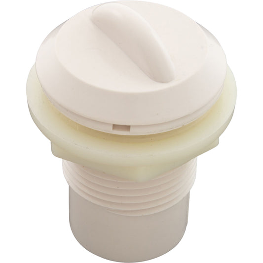 Air Ctrl, WW, 1 -5/16"hs, 1-11/16"fd, Crescent, White, 1/2"