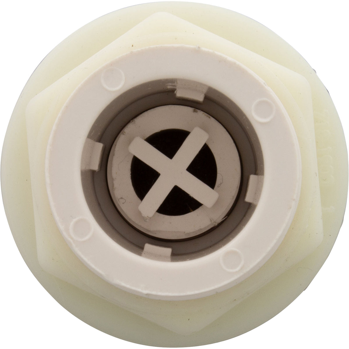 Air Ctrl, WW, 1 -5/16"hs, 1-11/16"fd, Crescent, White, 1/2"