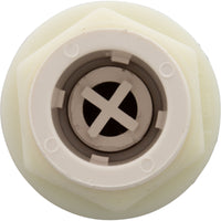 Air Ctrl, WW, 1 -5/16"hs, 1-11/16"fd, Crescent, White, 1/2"