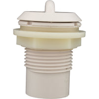 Air Ctrl, WW, 1 -5/16"hs, 1-11/16"fd, Crescent, White, 1/2"
