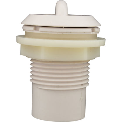 Air Ctrl, WW, 1 -5/16"hs, 1-11/16"fd, Crescent, White, 1/2"