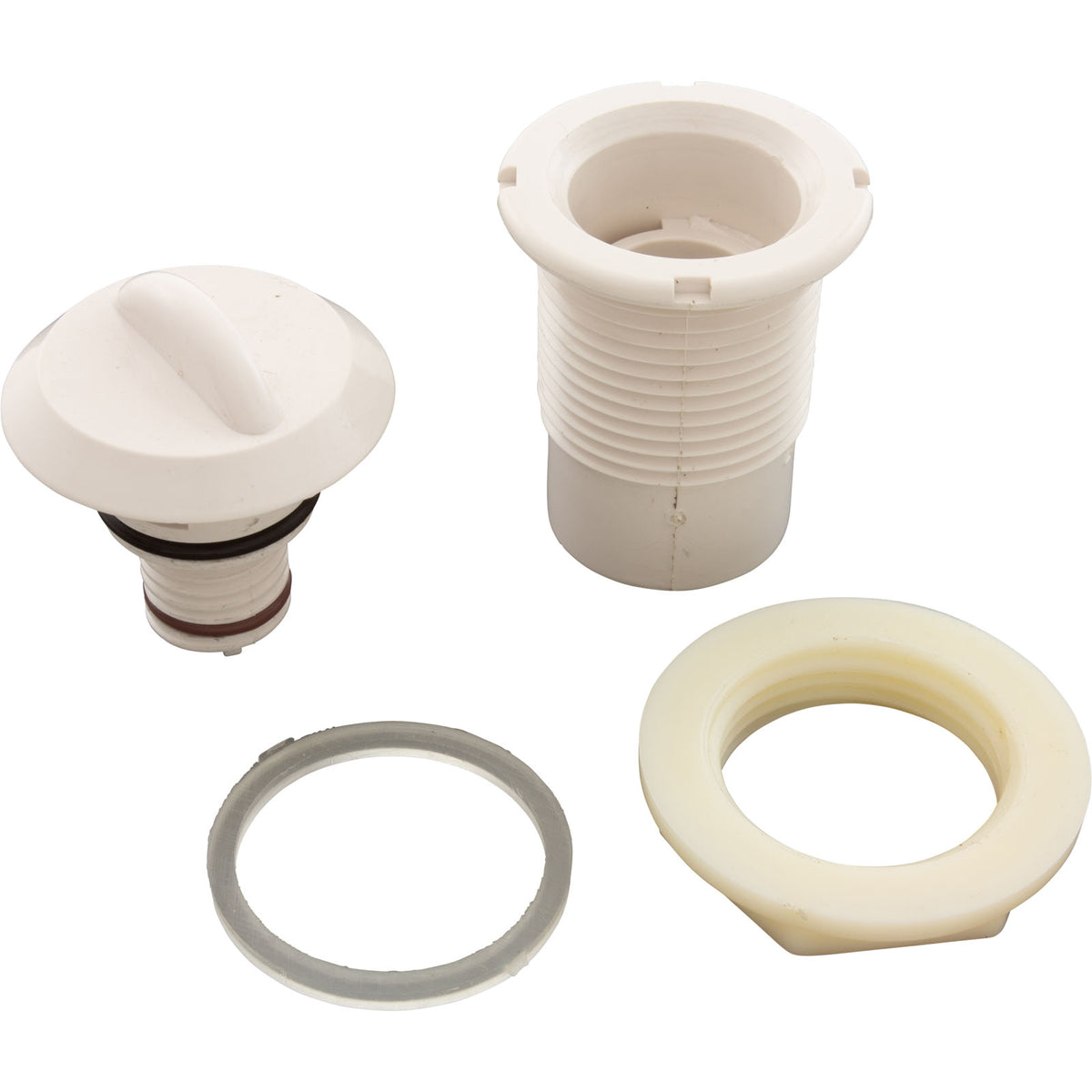 Air Ctrl, WW, 1 -5/16"hs, 1-11/16"fd, Crescent, White, 1/2"
