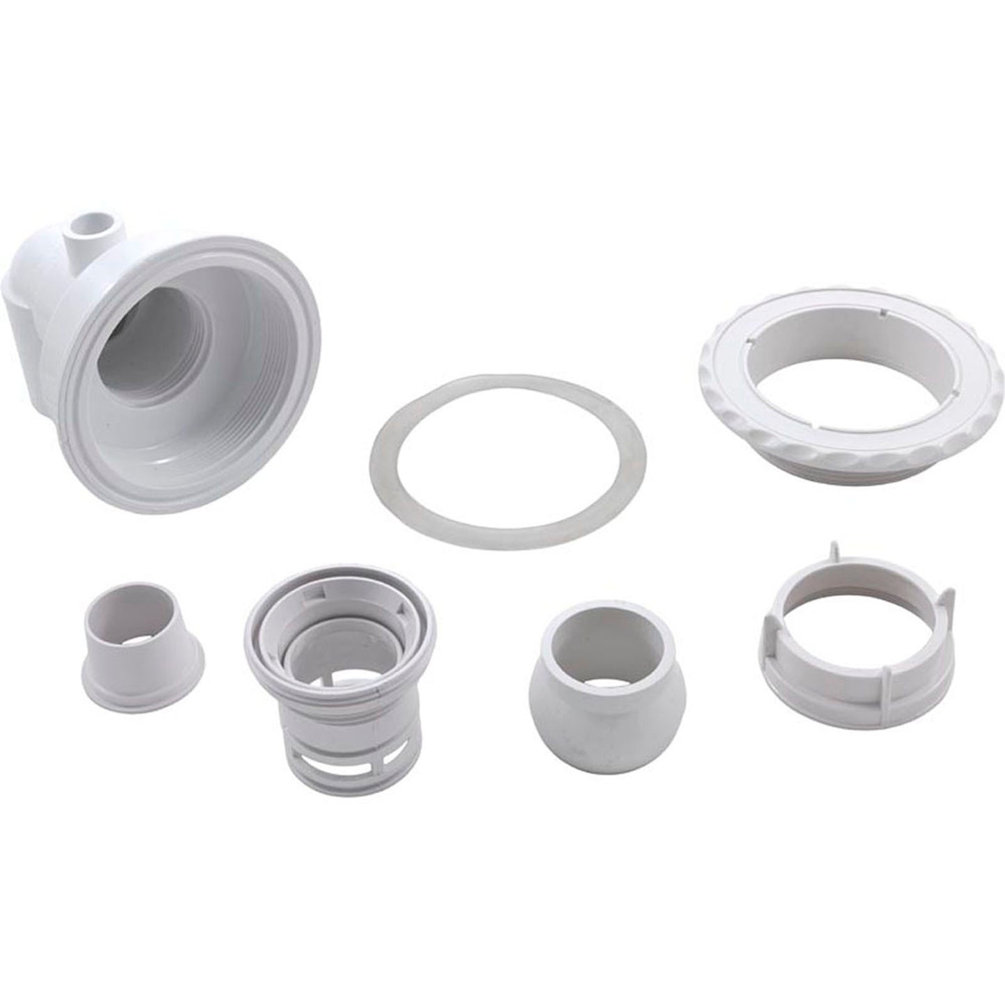 Jet Cmplt, WW Old Faithful, 4-3/4"hs, 175gpm, Dlx Scal, Wht