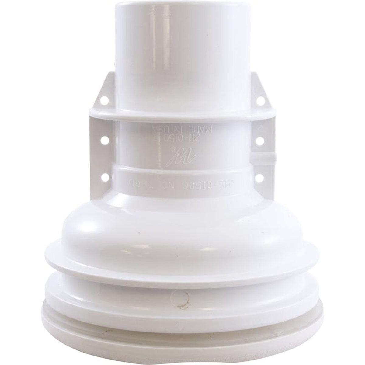 Jet Cmplt, WW Old Faithful, 4-3/4"hs, 90gpm, Scal, Wht, Str Body