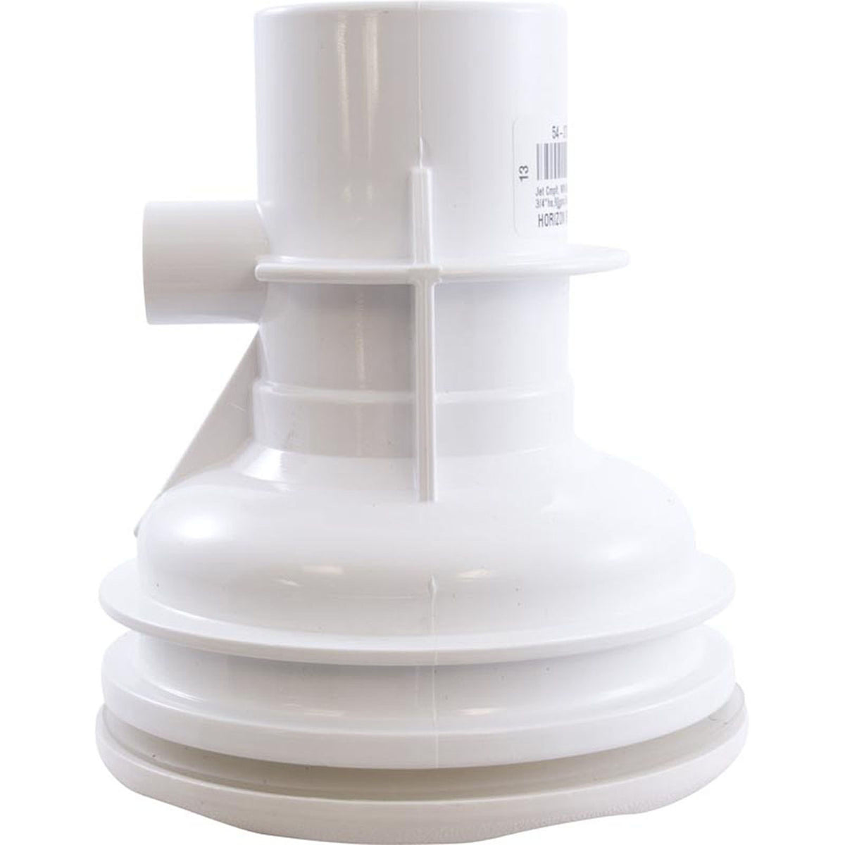 Jet Cmplt, WW Old Faithful, 4-3/4"hs, 90gpm, Scal, Wht, Str Body