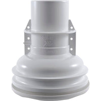 Jet Cmplt, WW Old Faithful, 4-3/4"hs, 175gpm, Scal, Wht, Str Body
