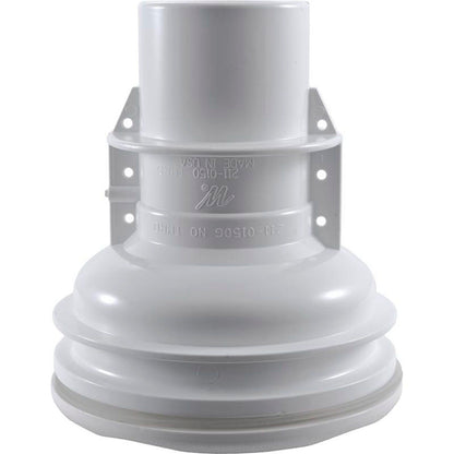 Jet Cmplt, WW Old Faithful, 4-3/4"hs, 175gpm, Scal, Wht, Str Body