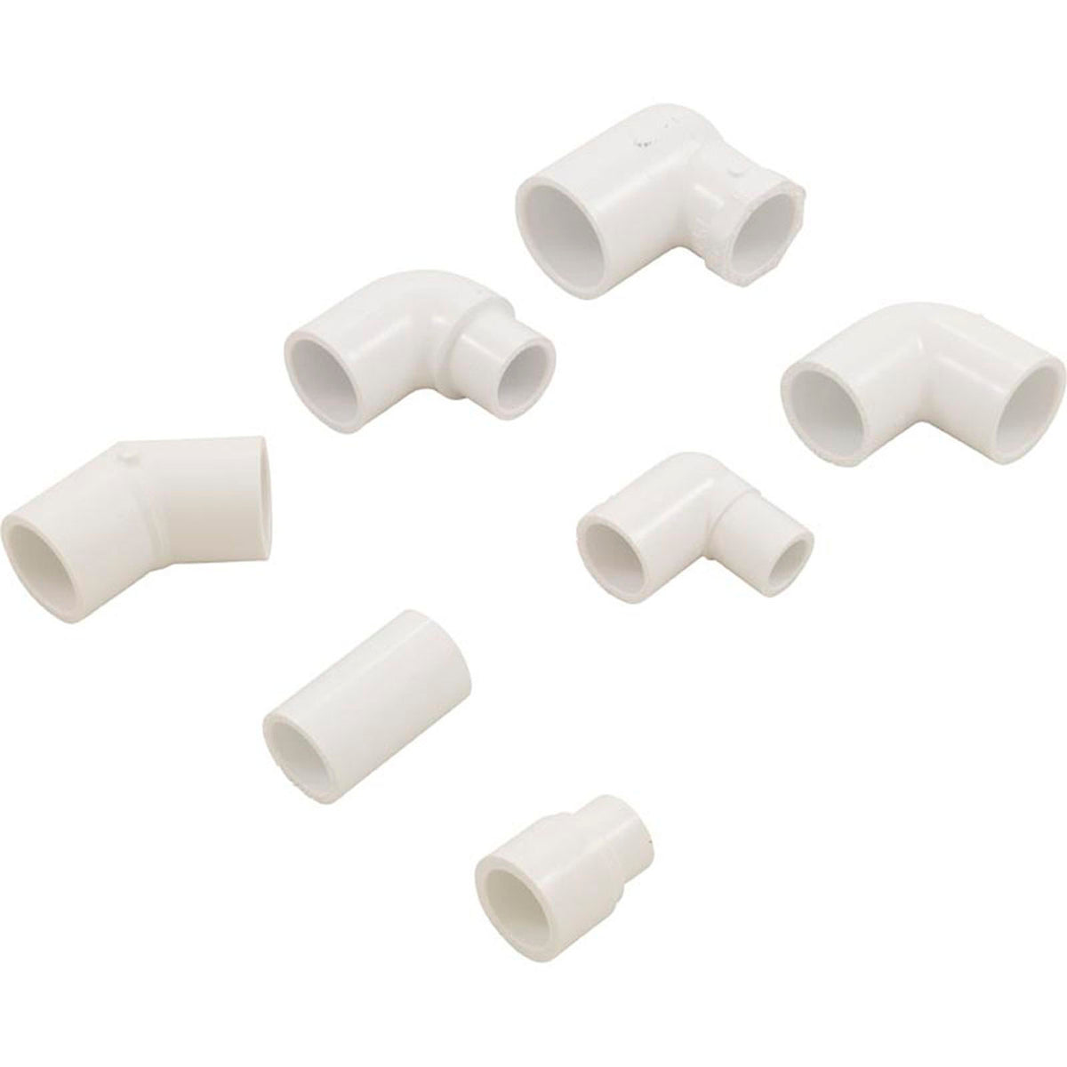Jet Cmplt, Jac Whirl BMH,2"hs,Dir,Smth,a1/2"s,w3/4"s,Wht,Kit